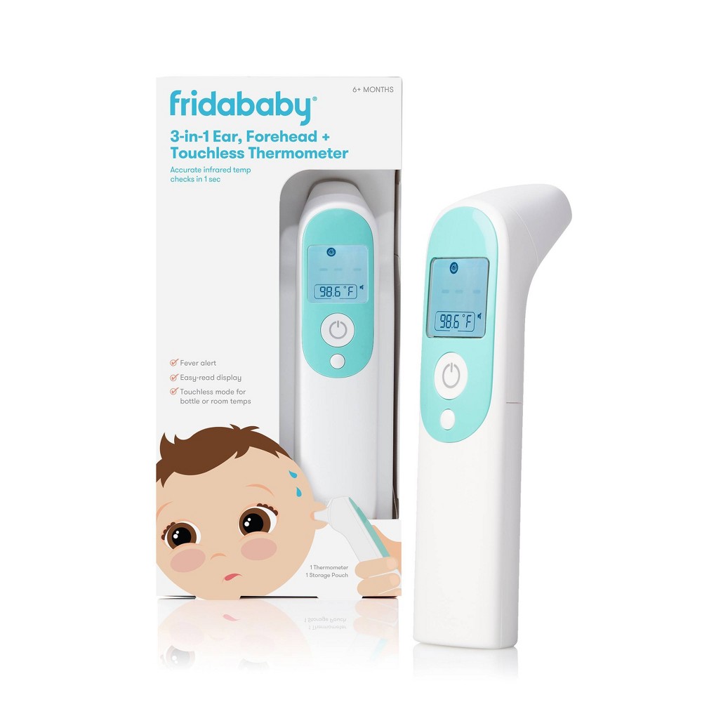 Photos - Clinical Thermometer Frida Baby 3-in-1 Ear and Forehead Infrared Thermometer