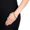 EVERLY JEWELRY | Sterling Silver 1/4 CT TW Black Diamond Bracelet Black Rhodium Plated, 7-inch - 2 of 4