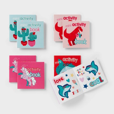 8pc Mini Activity Books Valentine's Day Party Favor Set - Spritz™