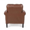 Christopher Knight Home Dowd Faux Leather Club Chair with Nailhead Trim - image 4 of 4