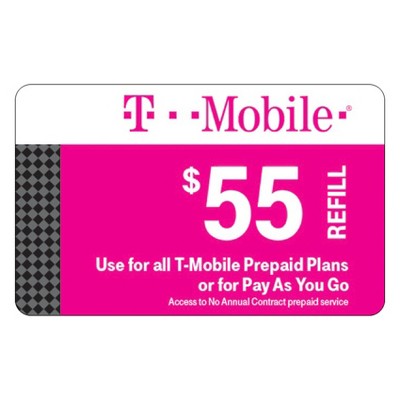 T-Mobile Prepaid Refill eCard (Email Delivery)