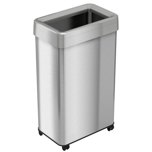  iTouchless 21 Gallon Rectangular Open Top Trash Cans