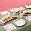 Juvale 144 Piece Baby Girl 1st Birthday Party Decorations, Floral One First Birthday Plates, Napkins, Cups, Pink Cutlery, Serves 24 - 2 of 4