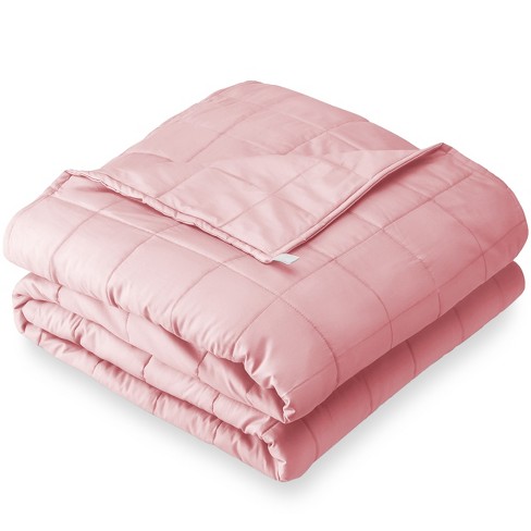 10lb Weighted Blanket 40 X 60 Inch Light Pink By Bare Home Target