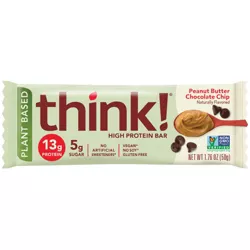 think! Plant Peanut Butter Chocolate Chip Singer Bar - 1.76oz