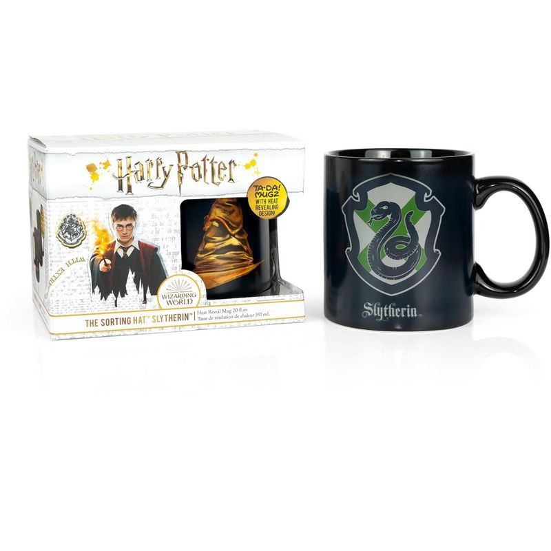 Seven20 Harry Potter Slytherin 20oz Heat Reveal Ceramic Coffee Mug | Color Changing Cup, 1 of 7