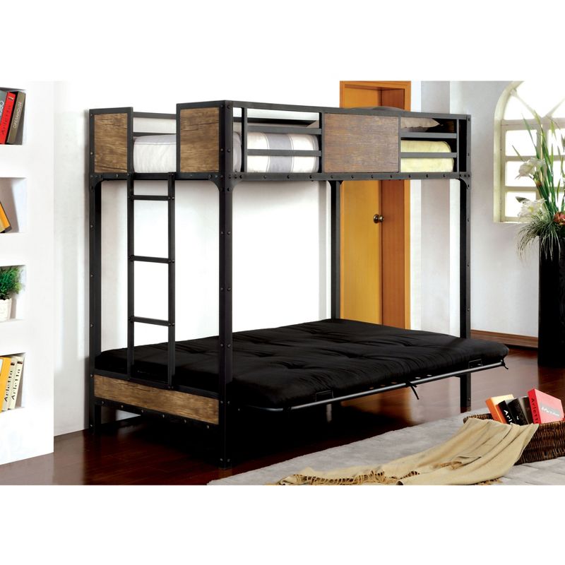 Twin Navii Kids&#39; Bunk Bed Futon Black - HOMES: Inside + Out, 4 of 5