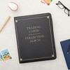 Bright Creations 9 Pocket Trading Card Binder with Zipper, Holds up to 360 Cards, 14 x 11 In, Black & Gold Faux Leather - 2 of 4