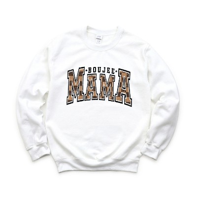 Simply Sage Market Women's Graphic Sweatshirt Boujee Mama Plaid