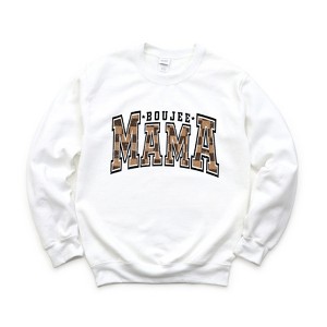 Simply Sage Market Women's Graphic Sweatshirt Boujee Mama Plaid - 1 of 4