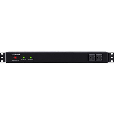 CyberPower Rackbar Surge Suppressor RM 1U RKBS15S2F12R 15A 14-Outlet - Receptacles: 14 x NEMA 5-15R - 3600J