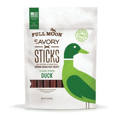 Full Moon Chewy Dog Treats Duck Sticks - 5oz