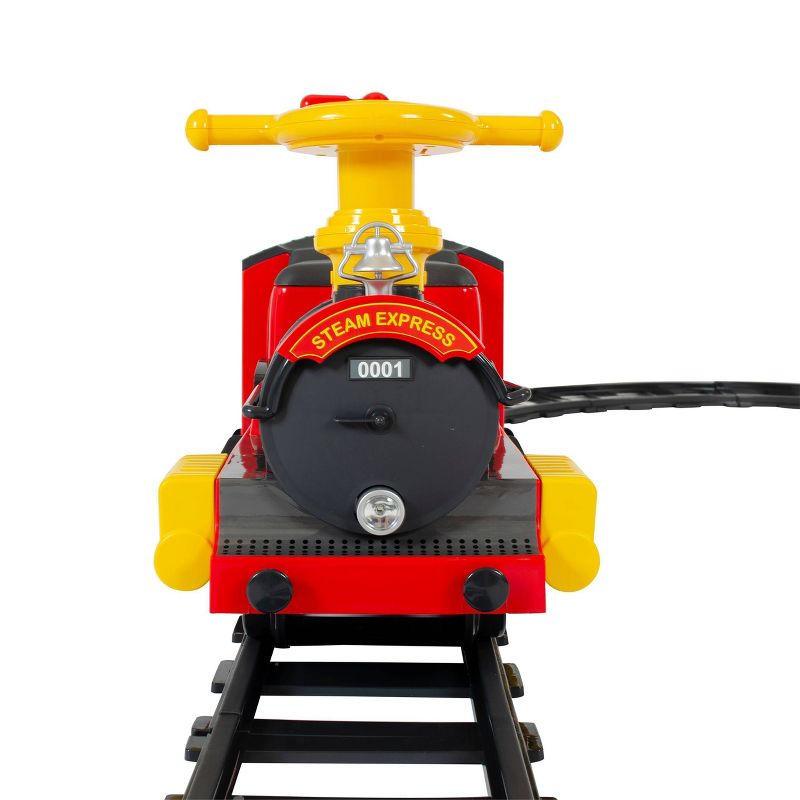 Rollplay 6V Steam Train Powered Ride-On - Red/Black/Yellow, 3 of 16