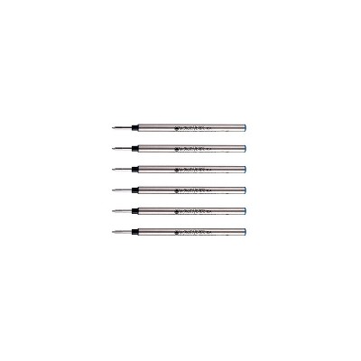 Monteverde Monteverde Rollerball Pen Refill Broad Point Black Ink 6 Pack (K243BK)