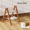 Itopfox 2 Step Lightweight Aluminum Folding Ladder, Portable Step Stool with Anti-Slip Pedals, 330 lbs Capacity for Home, Office, Kitchen - 4 of 4