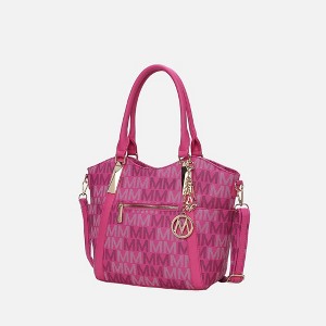 MKF Collection Jeneece M Signature Tote Bag Vegan Leather Stylish Women’s Purse by Mia K - 1 of 4