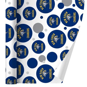 New Haven Charger Premium Gift Wrap Wrapping Paper Roll 30x72 - 1 of 4