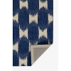 Momeni Leiden Ikat Handtufted Rug Navy Blue - 3 of 4