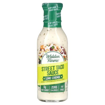 Walden Farms, Street Taco Sauce, Lime Crema, 12 fl oz