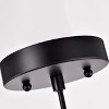 Chloe Lighting Gianna Transitional 1 Light Black And Burnished Brass Mini Pendant Ceiling Fixture 10"Wide - 4 of 4