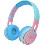 Contixo KB2600 Kids Bluetooth Wireless Headphones -Volume Safe Limit 85db -On-The-Ear Adjustable Headset (Pink)