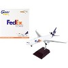 McDonnell Douglas MD-11F Commercial Aircraft "Federal Express" White w/Purple Tail 1/200 Diecast Model Airplane by GeminiJets - 4 of 4