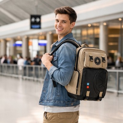 Star Wars Lightsaber-Themed White Built-Up Backpack — фото 6