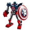 LEGO Marvel Avengers Classic Captain America Mech Armor 76168 - image 2 of 4