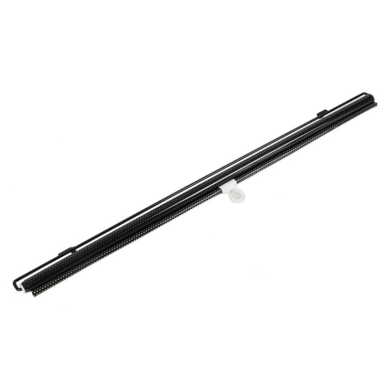 Unique Bargains Retractable Windshield Roller Blind PVC Automotive Sunshades Black 1 Pc, 1 of 7