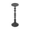 AZL1 Life Concept Candle Holders, Set of 2 Spindle Design Holders for Farmhouse and Dining Table Decor, Black, 4"*4"*13.3" - 2 of 4