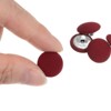 Unique Bargains Suit Dress Blouse Aluminum Fabric Cloth Covered Sewing Buttons 30 Pcs - 4 of 4