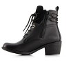 Andrea Women's Leather Lace up Ankle Booties 36123 - 2 of 4