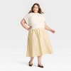 Women's Midi Skirt - A New Day™ Cream - 3 of 3