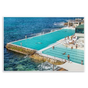 Stupell Industries Bondi Icebergs Swimming Club Wall Plaque Art - 1 of 4