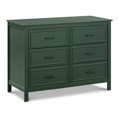 DaVinci Charlie 6-Drawer Double Dresser - Forest Green