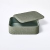 Small Rounded Faux Shagreen Box with Removable Lid - Threshold™ designed with Studio McGee - image 4 of 4