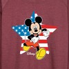 Women's - Disney - Americana Lightweight French Terry Wide Neck Long Sleeve Shirt - 2 of 4
