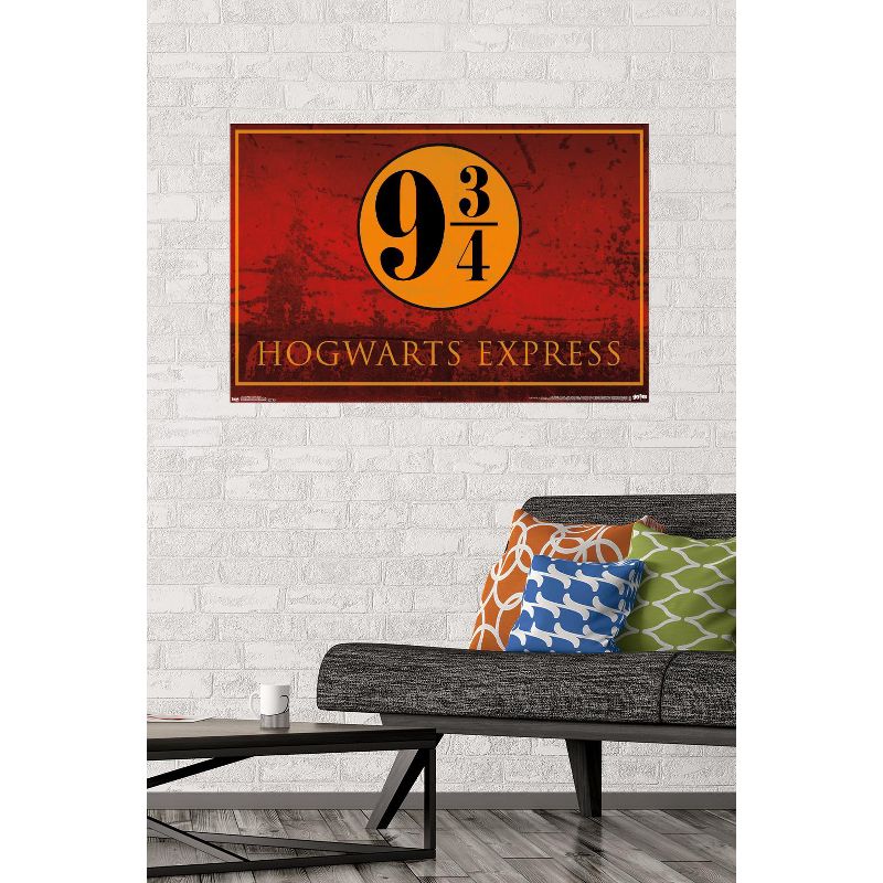 Trends International The Wizarding World: Harry Potter - Hogwarts Express 9 3/4 Unframed Wall Poster Prints, 2 of 7
