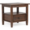 NicBex Vintage Coffee Table with Storage,2-Tier Table with Shelf and Drawer,Multi-Functional Table for Living Room and Bedroom - 3 of 4