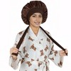 Anna-Kaci Silk Bonnet for Sleeping Satin Lined Hair Bonnet with Long Tie Band for Women Curly Hair - 4 of 4