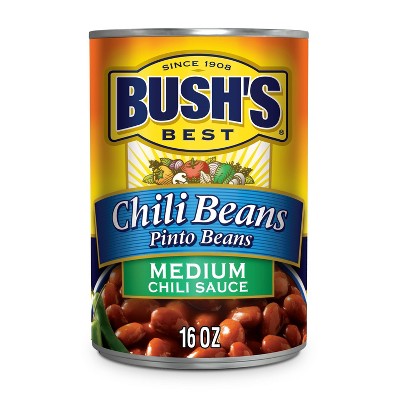 Bush's Pinto Beans in Medium Chili Sauce - 16oz