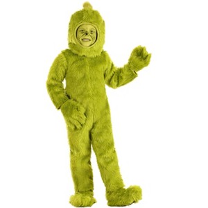 HalloweenCostumes.com Toddler Dr. Seuss Grinch Open Face Costume - 1 of 4