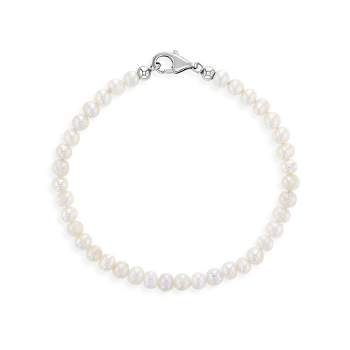 Girl's Small Freshwater Cultured Pearl Bracelet Sterling Silver - In Season Jewelry