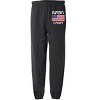 NASA Cadet American Flag Mens Jogger Sweatpants Charcoal Heather - 2 of 4