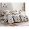 Hachikiko Big Flower Print Duvet Cover Set - Twin Size, Lightweight Breathable All-Season Bedding with 2 Pillowcases - 2 of 4