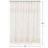 Sweet Jojo Designs Shower Curtain 72in.x72in. Boho Fringe Ivory - 3 of 4