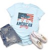 Simply Sage Market American Girly Flag Coquette Short Sleeve Tee - 3 of 4
