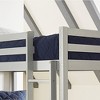 Kids' Twin Over Twin Caspian Bunk Bed Gray - Hillsdale Furniture: Nautical Style, Built-In Guard Rails, Hardwood Frame - 3 of 4