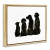 Stupell Industries Family Pet Silhouette Design, 21" x 17" - 3 of 4