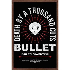 Trends International Bullet For My Valentine - Death By A Thousand Cuts Framed Wall Poster Prints - 1 of 4